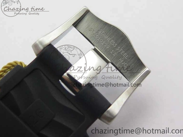 0218 Seasonal 2018 Seamaster Diver 300M SS YG VSF 1:1 Best Edition YG Bezel Black Dial on Black Rubber Strap A 7934